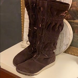 Sorel Firenzy tall suede winter boots sz 8